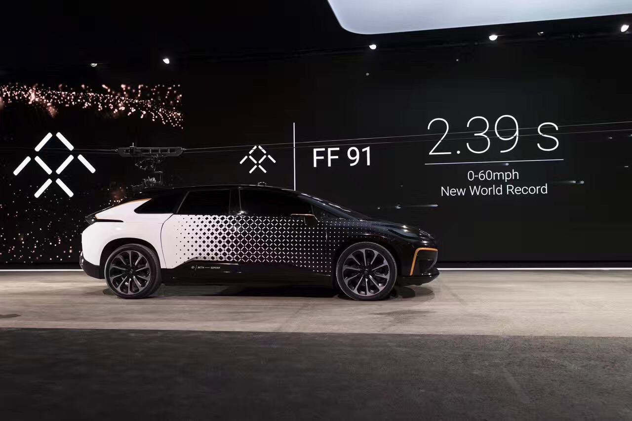 乐视战略伙伴FF发布首款量产车FF 91 最大续航可达600公里