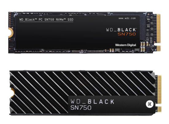 西部数据推出新款WD BLACK SN750 NVME SSD硬盘，提升电脑玩家的游戏体验