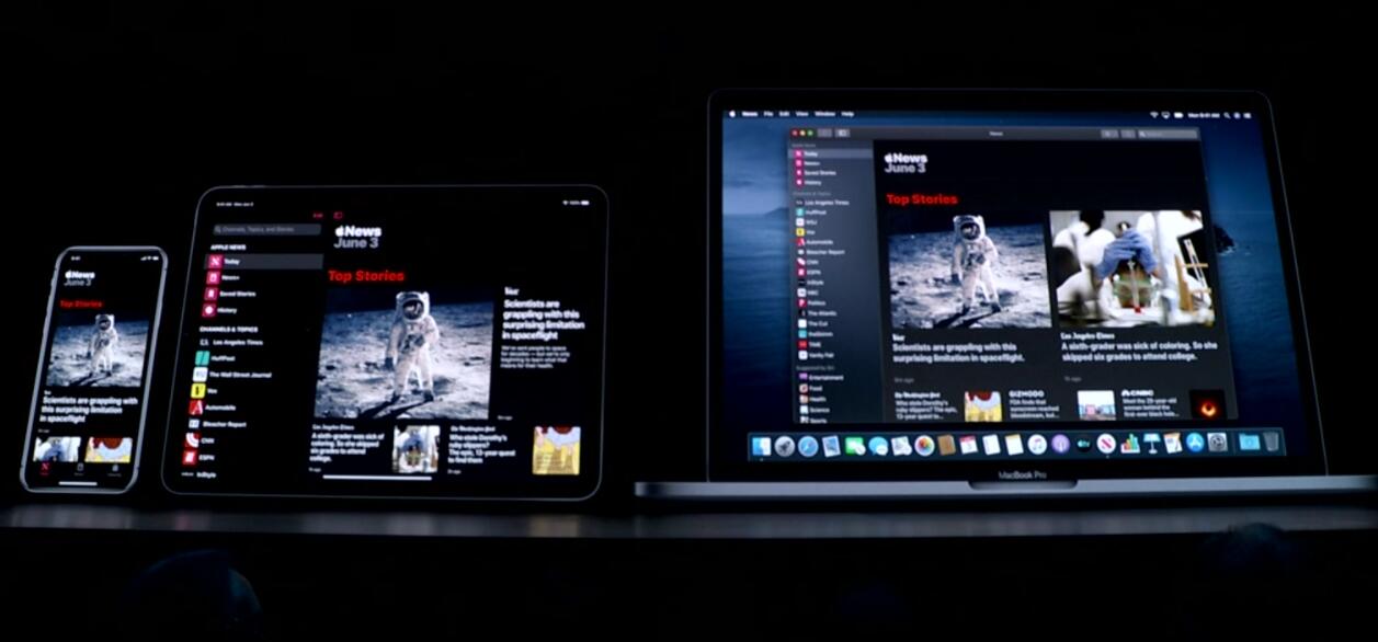 苹果WWDC19汇总：新增第五大系统iPad OS 推出“史上最强”电脑Mac Pro