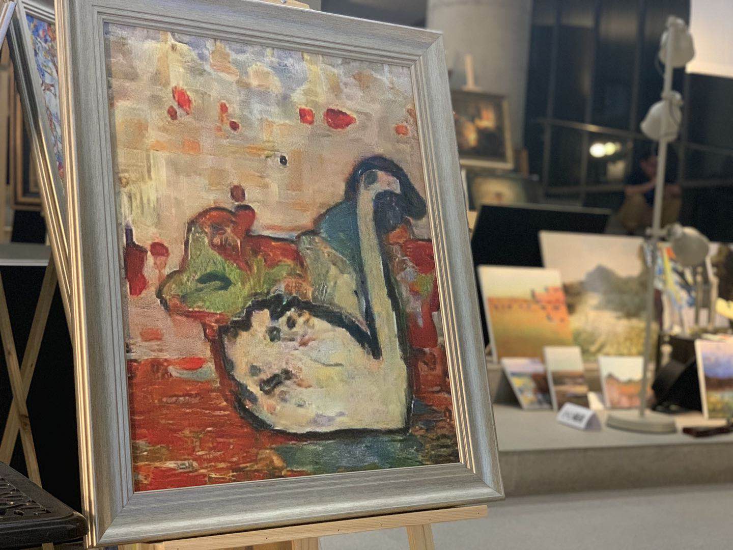 微软AI小冰举办首个画展《或然世界》