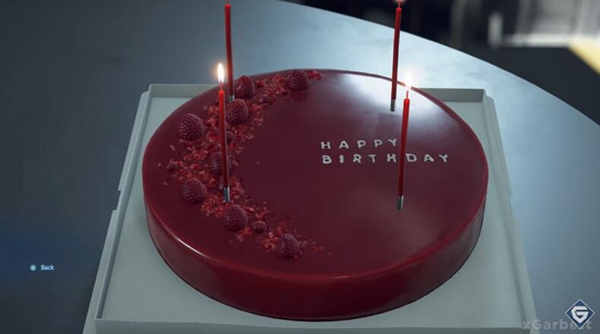 《死亡搁浅》玩家生日彩蛋:红色生日蛋糕与拔叔献花-金亚洲