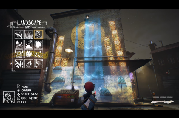 一款像极了神笔马良的游戏《concrete genie》近日公布游玩演示