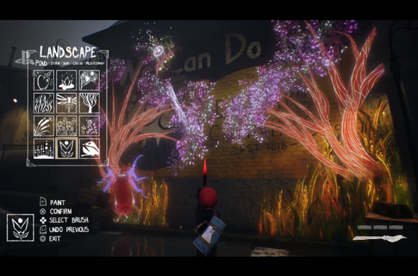 一款像极了神笔马良的游戏《concrete genie》近日公布游玩演示