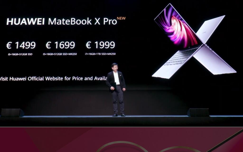 ΪMateBook X Pro 2020ȫ׷ i71999ŷԪ