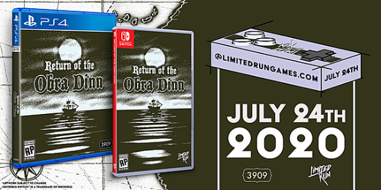 Return of the Obra Dinn Nintendo Switch/PS4 physical version pre-ordered on Friday