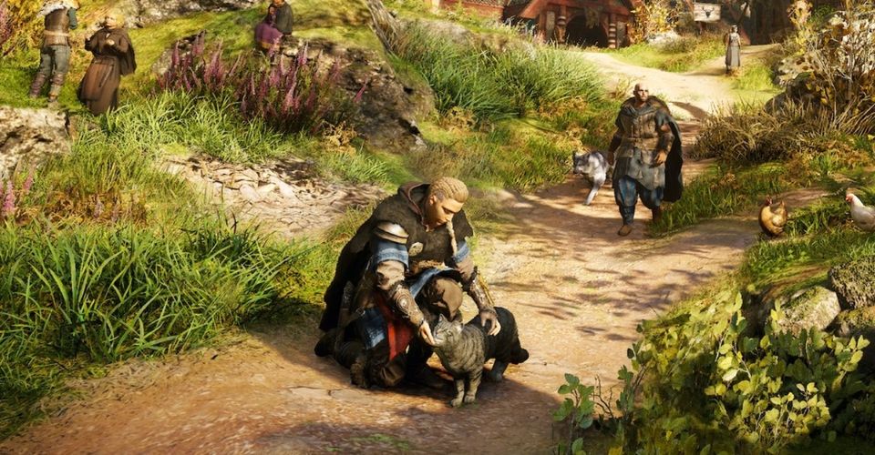 刺客信条：英灵殿|《刺客信条：英灵殿》中可以撸猫 有驯服猫的能力