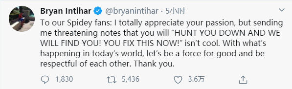 漫威蜘蛛侠|《漫威蜘蛛侠》更换脸模后 创意总监称收到威胁