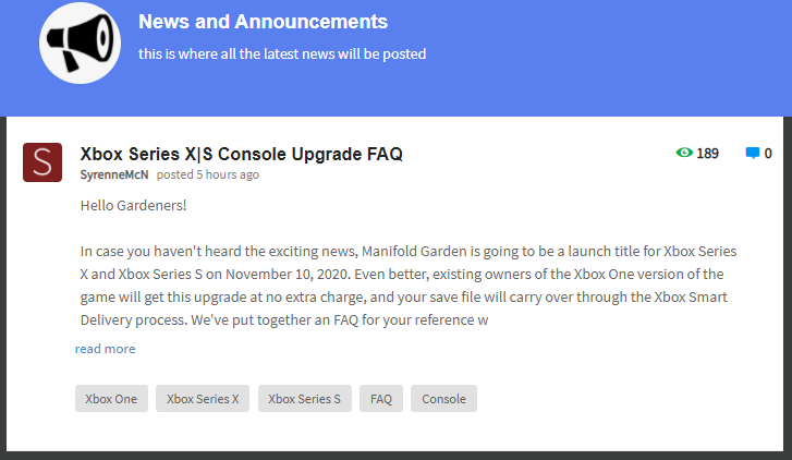 PS5|解谜游戏《多重花园》将免费升级至次时代版本