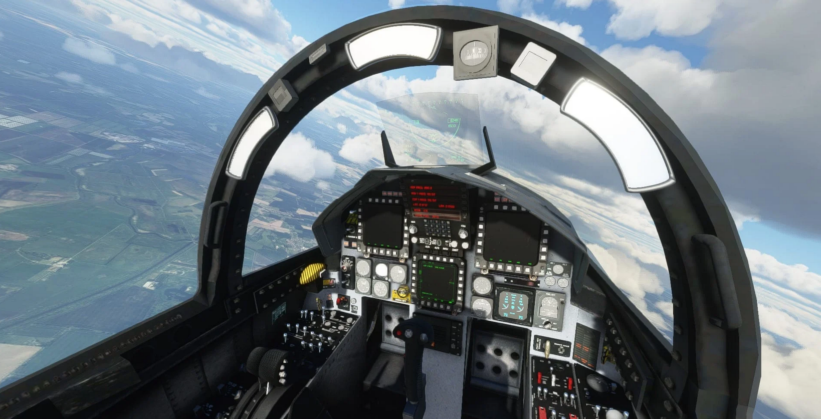 《微软飞行模拟》新图：展示F-15战机更多内舱细节