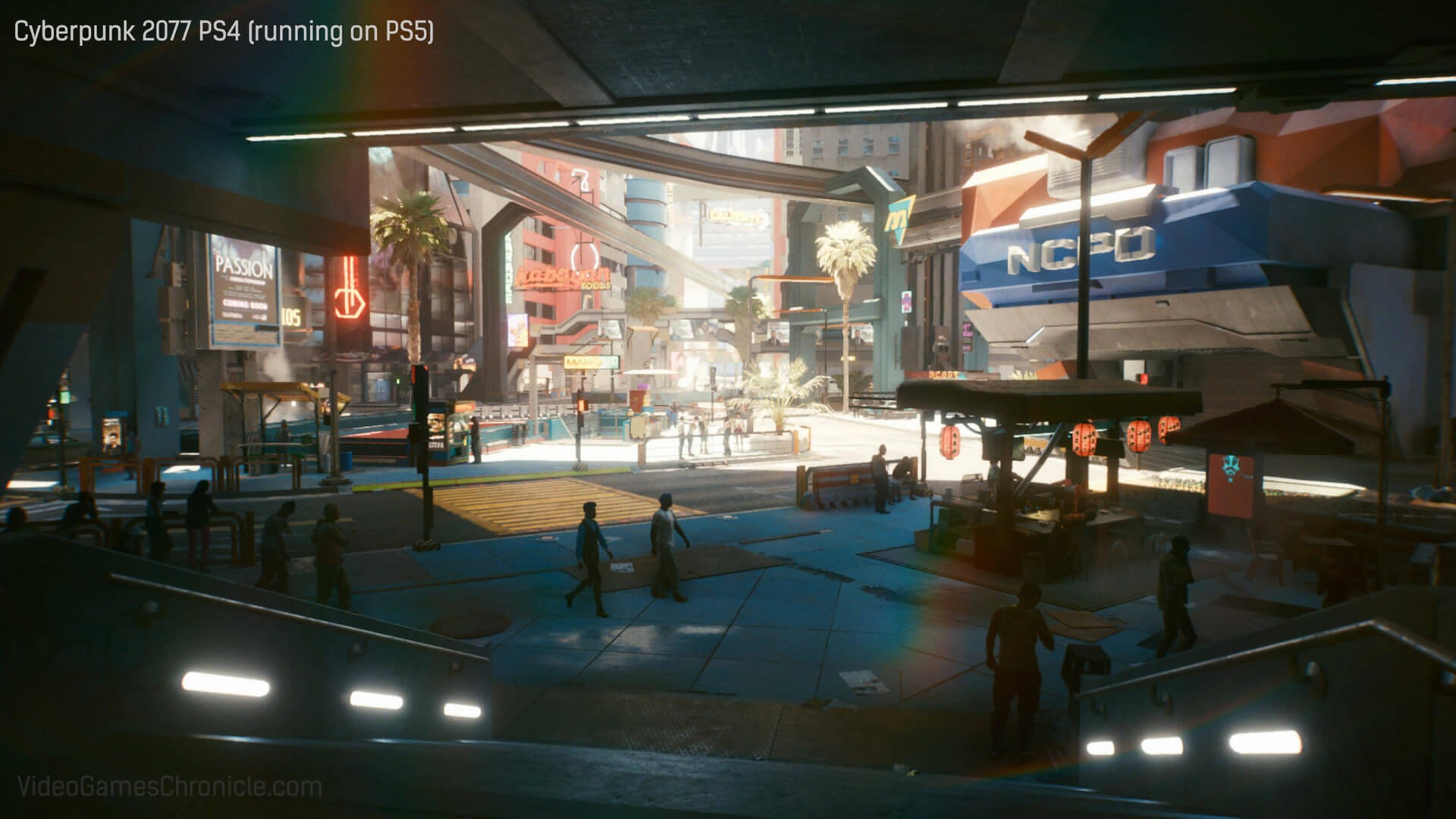《赛博朋克2077》PC版 PS5版画面对比