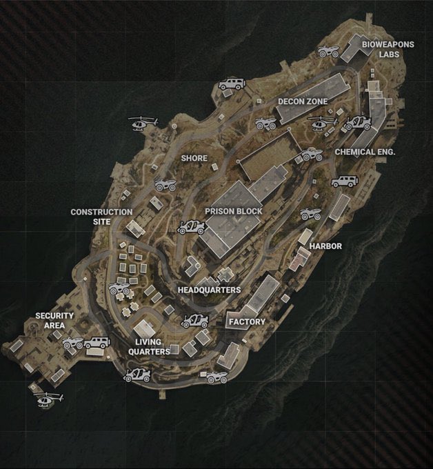 《使命召唤：战区》新地图Rebirth Island完整展示