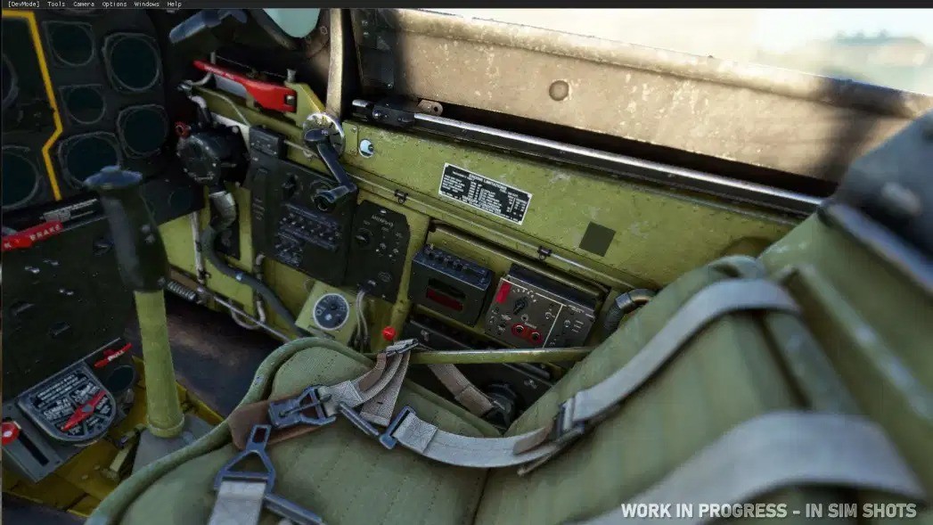 p51野马战斗机座舱图片